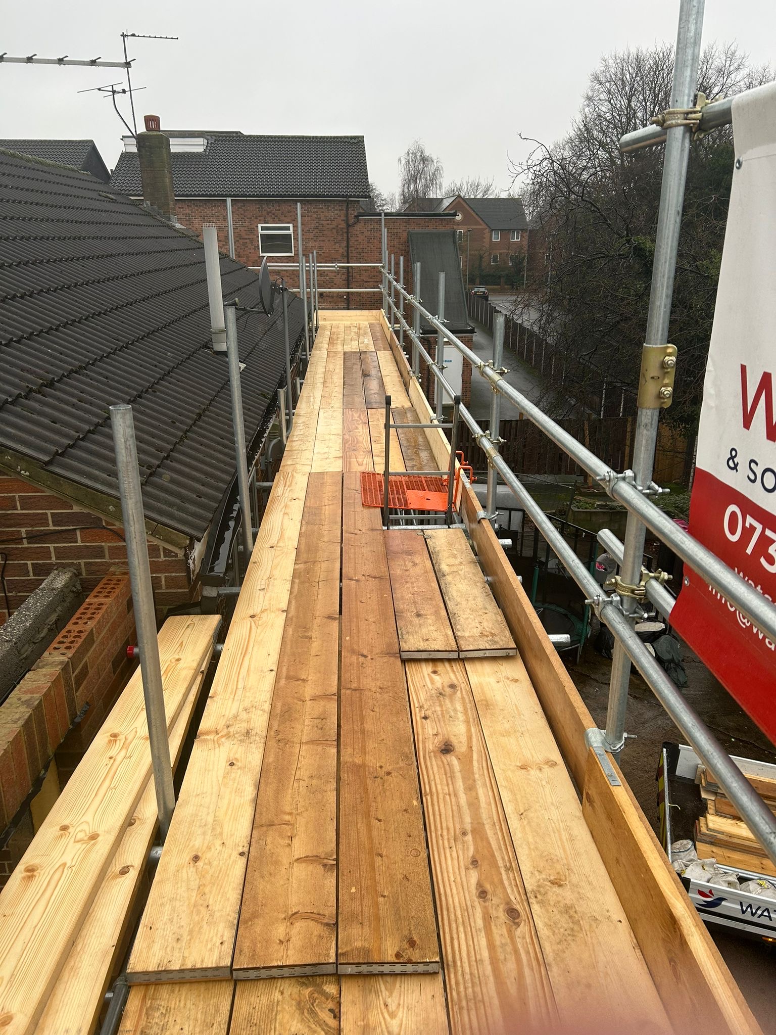 Residential scaffolding in Rotherham