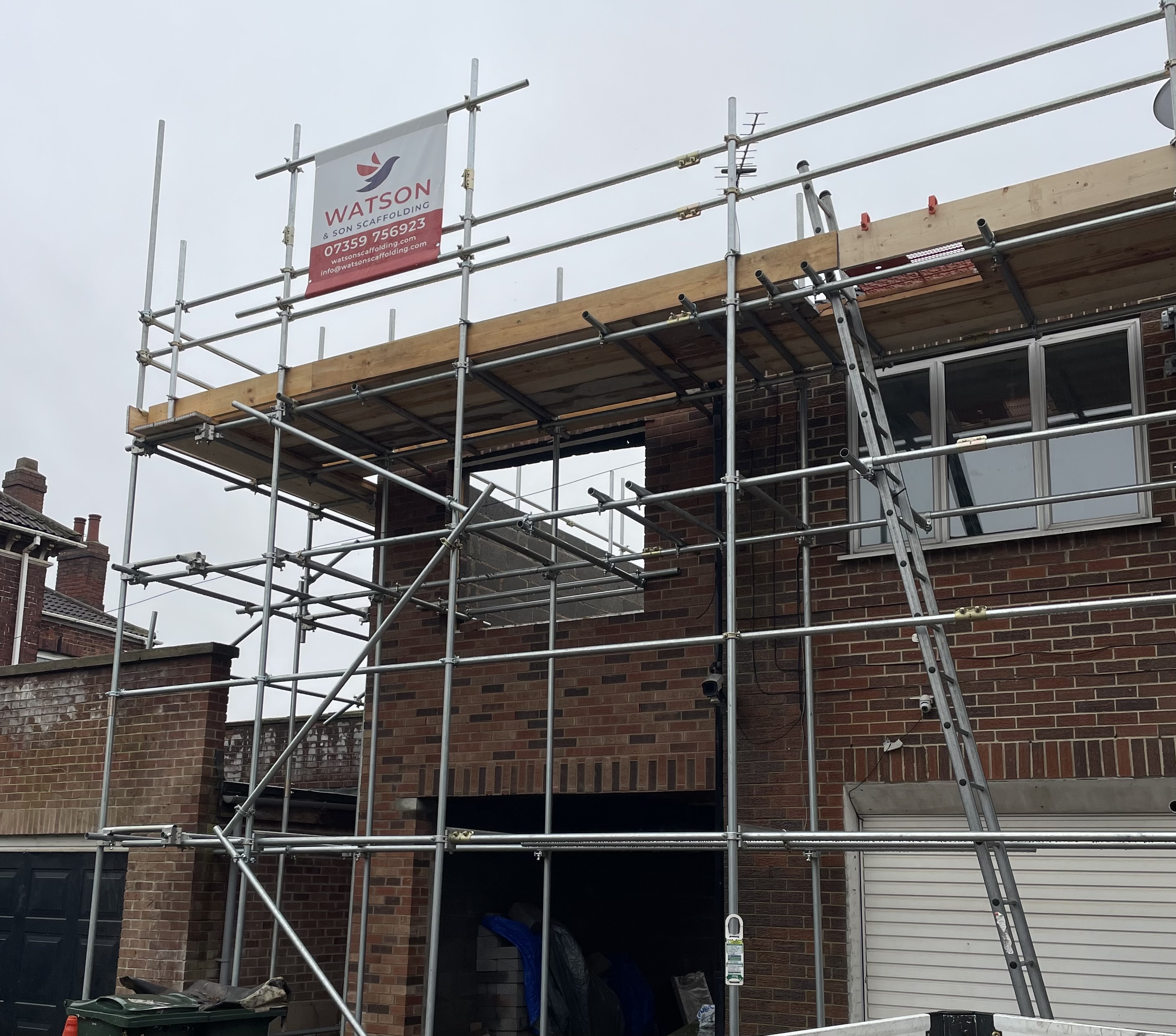 Residential scaffolding in Rotherham